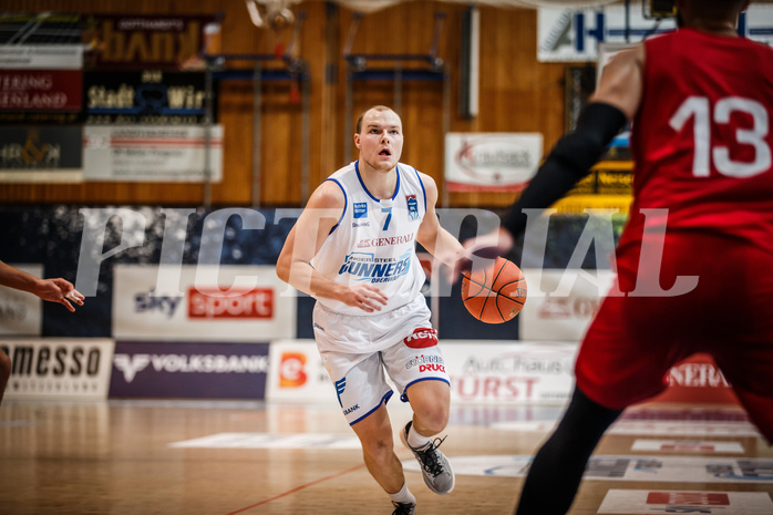 Basketball, Basketball Austria Cup 2021/22, Achtelfinale, Oberwart Gunners, Traiskirchen Lions, 