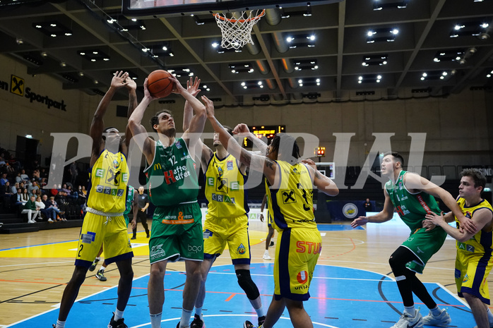 Basketball Superliga 2021/22, 10. Platzierungsrunde, UBSC Graz vs. Kapfenberg


