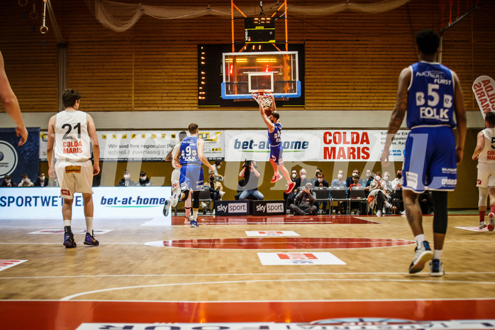 Basketball, Basketball Austria, Cup Final Four 2021/22 
Halbfinale 1, BBC Nord Dragonz, Oberwart Gunners, Ioannis Chatzinikolas (11)