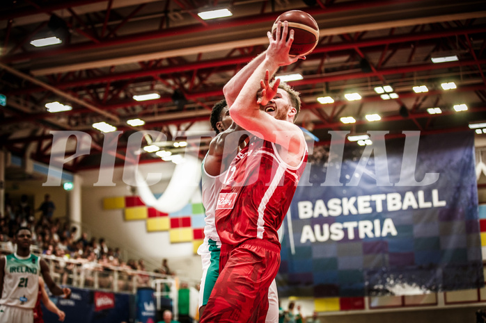Basketball, FIBA EuroBasket 2025 Qualifiers , , AUSTRIA, IRELAND, Jakob PÖLTL (12)