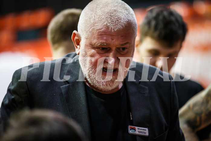 Basketball, bet-at-home Basketball Superliga 2020/21, Grunddurchgang 17.Runde, BC Vienna, Flyers Wels, Zoran Kostic (Head Coach)