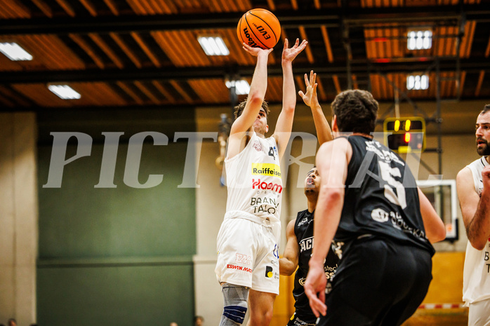 Basketball, Basketball Zweite Liga 2023/24, Grunddurchgang 18.Runde, Mattersburg Rocks, Güssing Blackbirds, Nikolaus Bugnyar (4)