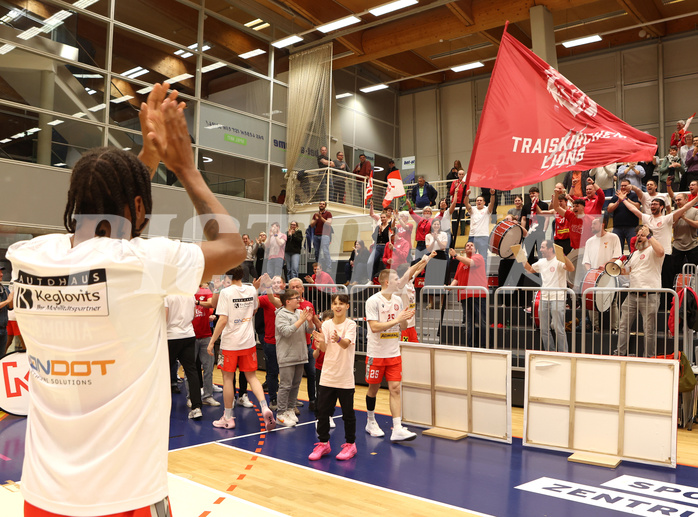 Basketball Superliga 2023/24, Playoff, Viertelfinale Spiel 2 SKN St. Pölten vs. Traiskirchen Lions
