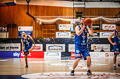 Basketball, bet-at-home Basketball Superliga 2021/22, Grunddurchgang Runde 14, Oberwart Gunners, Vienna D.C. Timberwolves, Nemanja Nikolic (6)