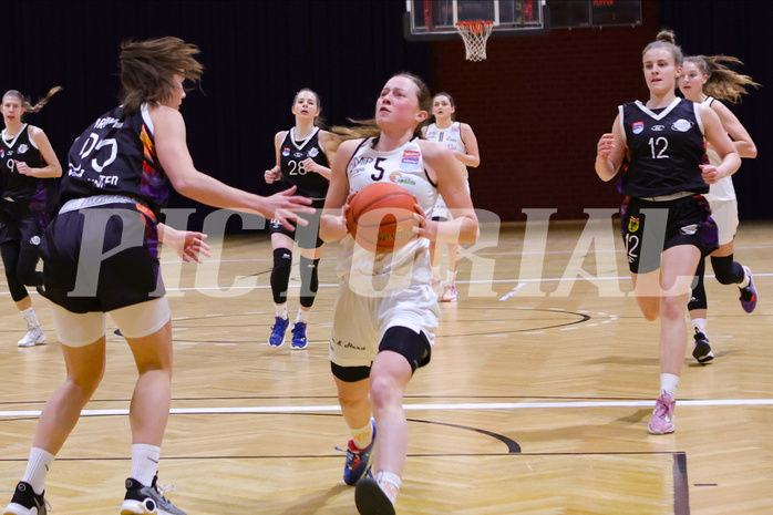 Basketball Damen Superliga 2022/23, Grunddurchgang 14.Runde Basket Flames vs. Vienna United