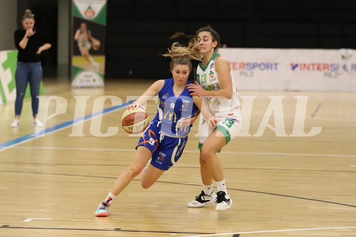 17.02.2022, Basketball Damen Superliga 2021/22, Grunddurchgang 11.Runde,  
UBI Graz vs. DBB LZ OÖ