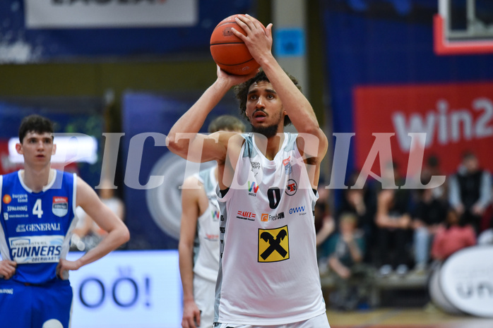 Win2Day Basketball Superliga 2022/23, 9. Plazierungsrunde, Flyers Wels, Oberwart Gunners,
