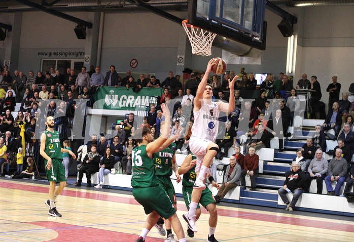 Basketball 2.Bundesliga 2019/20 Grunddurchgang 19.Runde  Güssing/Jennersdorff Blackbirds vs Dornbirn Lions