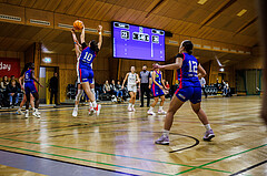 Basketball, Win2Day Basketball Damen Superliga 2024/25, Grunddurchgang 9.Runde, Basket Flames, UBSC-DBBC Graz, Ajla Meskic (10)