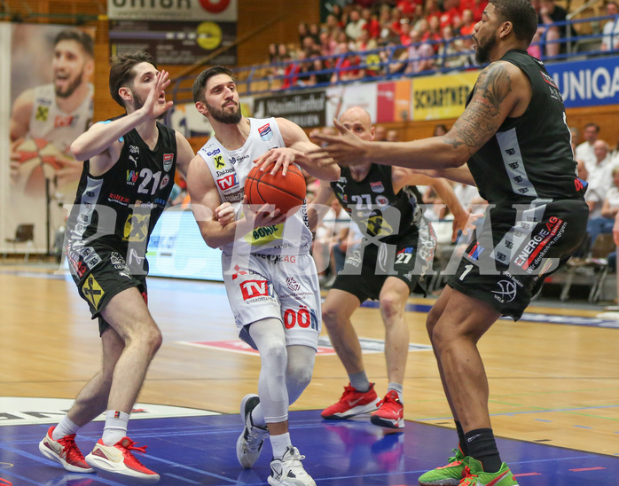 Basketball Superliga 2022/23, Playoff, Semifinale Spiel 1 Gmunden Swans vs. Flyers Wels


