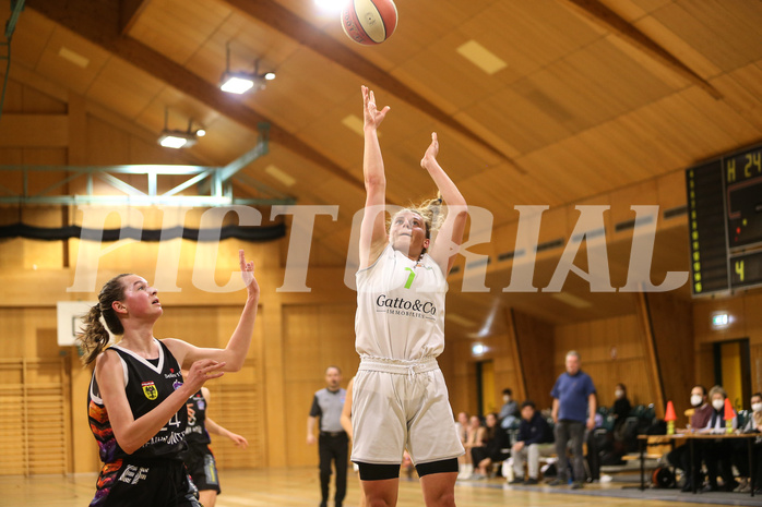 Basketball Damen Superliga 2021/22, Grunddurchgang 8.Runde Basket Flames vs. Vienna United


