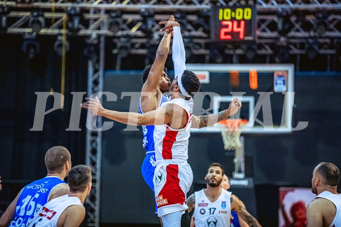 Basketball Basketball Superliga 2021/22, 5. Platzierungsrunde BC GGMT Vienna  vs. Oberwart Gunners