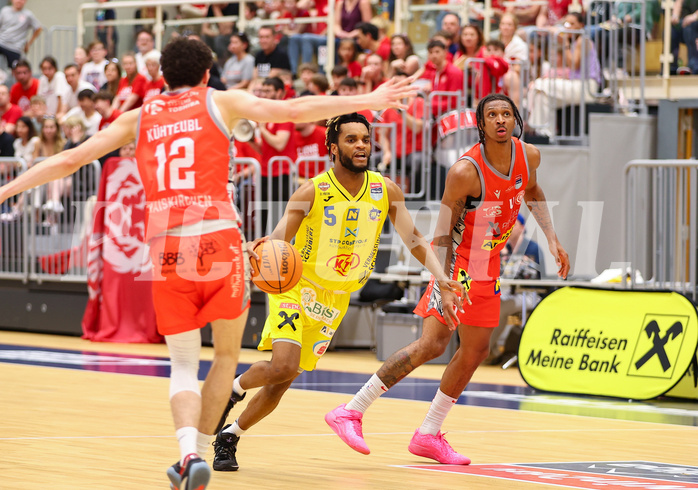 Basketball Superliga 2023/24, Playoff, Viertelfinale Spiel 4 SKN St. Pölten vs. Traiskirchen Lions