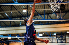 Basketball, win2day Basketball Superliga 2024/25, Grunddurchgang Runde 19, Oberwart Gunners, BBC Nord Dragonz, Lukas Hahn (25)