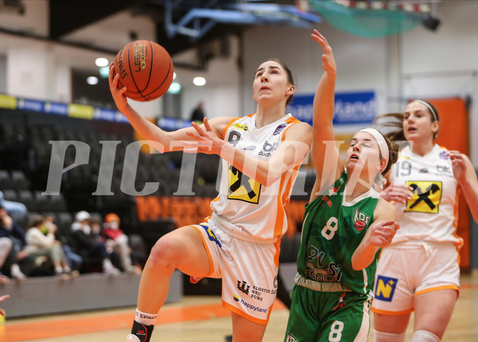 Basketball Damen Superliga 2021/22, Grunddurchgang 8.Runde BK Duchess Klosterneuburg vs. KOS Celovec


