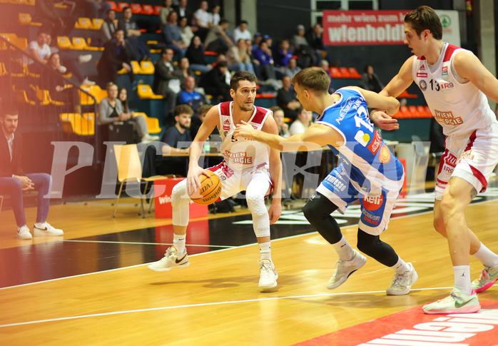 Basketball Superliga 2023/24, Gruunddurchgang 21.Runde BC Vienna vs. Oberwart Gunners