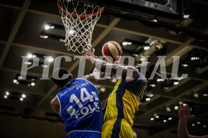 Basketball, ABL 2018/19, Grunddurchgang 18.Runde, UBSC Graz, Oberwart Gunners, C.J. Turman (4), Christopher Tawiah (14)