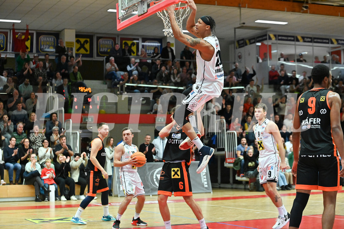 Basketball, Superliga 2023/24, Grunddurchgang 15. Runde, Flyers Wels vs. Fürstenfeld Panthers,
