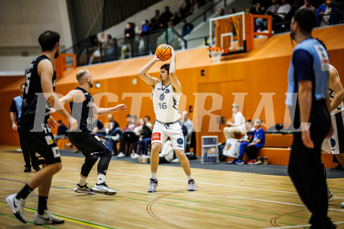 Basketball, Basketball Zweite Liga 2024/25, Grunddurchgang 8.Runde, Vienna Timberwolves, Güssing Blackbirds, Maximilian Seher (16)