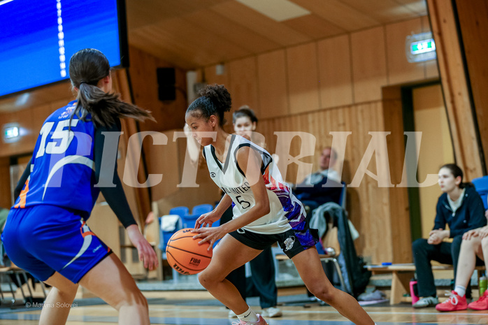 05.04.2025 Österreichischer Basketballverband 2024/25, SLWU16 Vienna United vs. DBB  Basketgirls Wels
