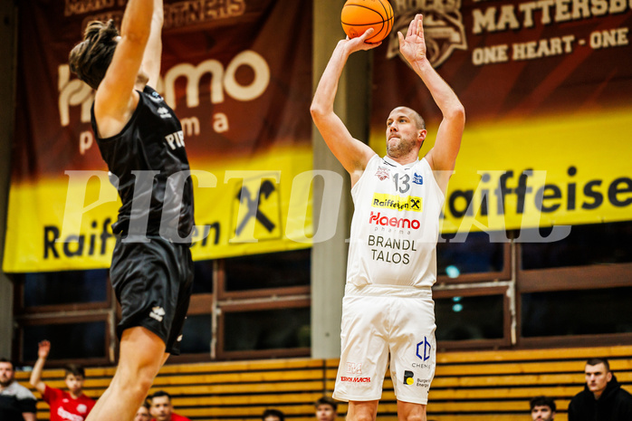 Basketball, Basketball Zweite Liga 2023/24, Grunddurchgang 14.Runde, Mattersburg Rocks, Wörthersee Piraten, Corey Hallett (13)