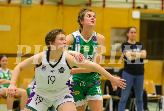 Basketball Damen Superliga 2023/24, Grunddurchgang 13.Runde Vienna United vs. UBI Graz


