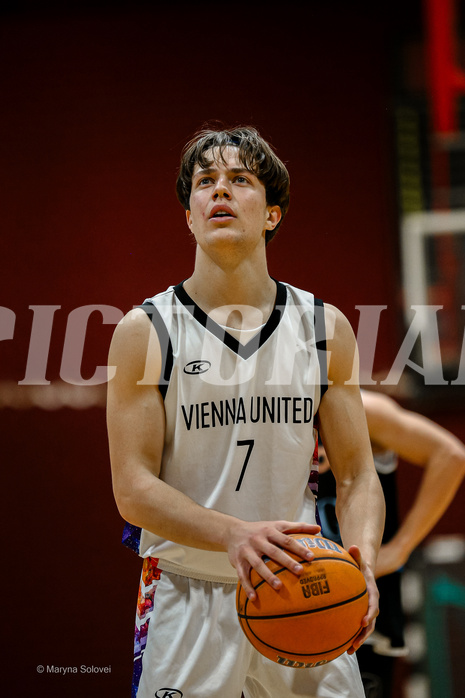 01.03.2025 Österreichischer Basketballverband 2024/25, SLMU19 Vienna United vs. Basket Dukes