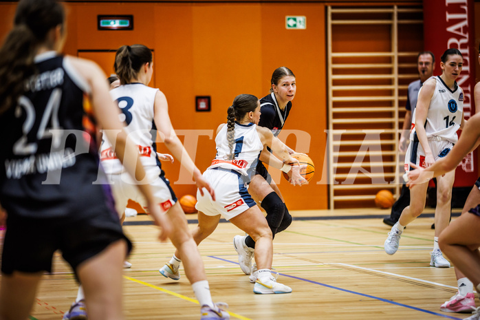 Basketball, Win2Day Basketball Damen Superliga 2024/25, Grunddurchgang 11.Runde, Vienna Timberwolves, Vienna United, Antonia Reissner (9)