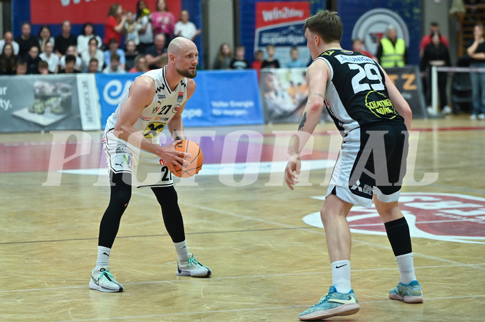 Basketball Superliga 2023/24, 8.Plazierungsrunde,
Flyers Wels vs. Gmunden Swans


