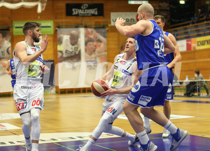 Basketball Superliga 2020/21, Halbfinale Spiel 1 Gmunden Swans vs. Oberwart Gunners