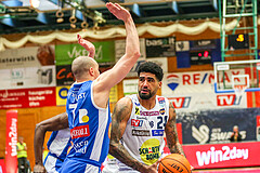 Basketball Superliga 2023/24, Playoff, Viertelfinale Spiel 1 Gmunden Swans vs. Oberwart Gunners