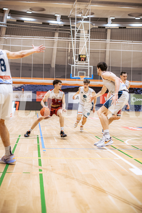 Basketball, Win2Day Superliga 2022/23, 5. Qualifikationsrunde, Vienna Timberwolves, Traiskirchen Lions, David Makivic (1)