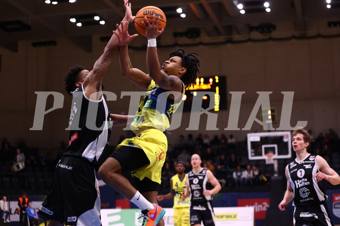 04.02.2024, Graz, Raiffeisen Sportpark Graz, Basketball Superliga 2023/24, Grunddurchgang, Runde 20, UBSC Raiffeisen Graz - OCS Capital Bulls 