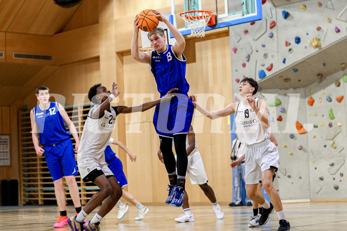 16.02.2025 Österreichischer Basketballverband 2024/25, SLMU16 Basket Flames WAT vs SG Salzkammergut