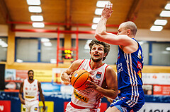 Basketball, win2day Basketball Superliga 2024/25, Grunddurchgang 6.Runde, Traiskirchen Lions, Oberwart Gunners, Moritz Lanegger-Rest (8)