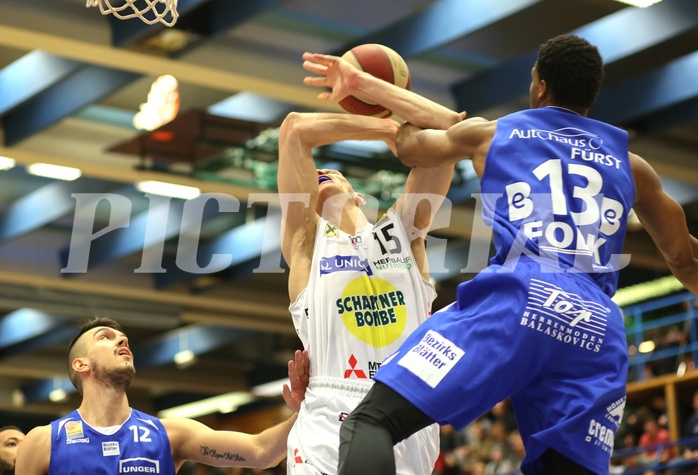 Basketball ABL 2017/18, Grunddurchgang 22.Runde Gmunden Swans vs. Oberwart Gunners
