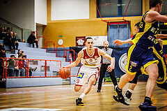 Basketball, win2day Basketball Superliga 2022/23, 8. Qualifikationsrunde, Traiskirchen Lions, UBSC Graz, Lukas Hahn (9)