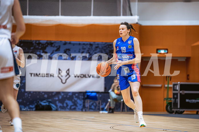 Basketball, Win2Day Basketball Damen Superliga 2022/23, Grunddurchgang 11.Runde, Vienna Timberwolves, UBSC-DBBC Graz, Annika Neumann (19)