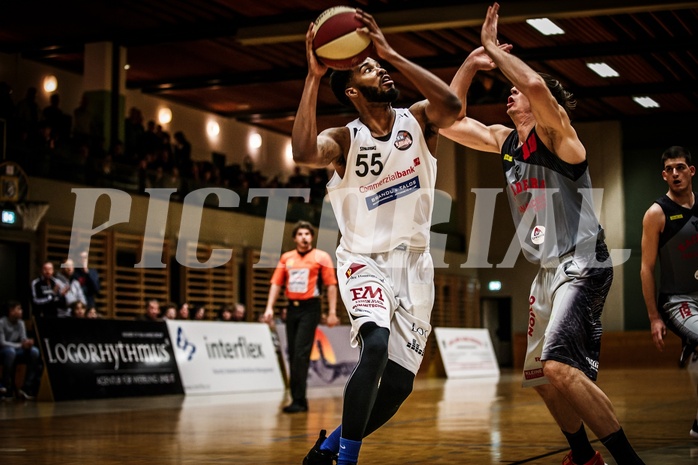 Basketball, 2.Bundesliga, Playoff VF Spiel 2, Mattersburg Rocks, Villach Raiders, Arnold FRIPP (55)