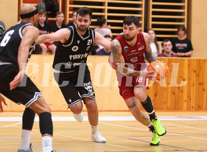 Basketball Zweite Liga 2024/25, Playoffs, Finale Spiel 1 Mistelbach Mustangs vs. Wörthersee Piraten


