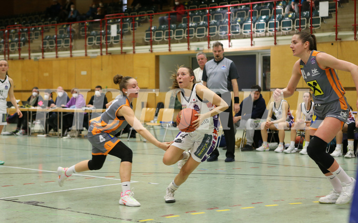 Basketball Damen Superliga 2021/22, Grundducrhgang 11.Runde Vienna United vs. Klosterneuburg Duchess


