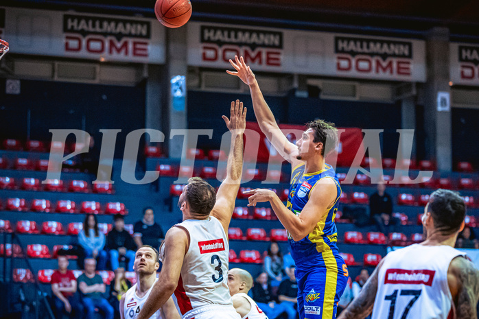 Basketball, Win2Day Superliga 2022/23, Grunddurchgang 16.Runde, BC GGMT Vienna, UBSC Raiffeisen Graz, Mario Spaleta (14)