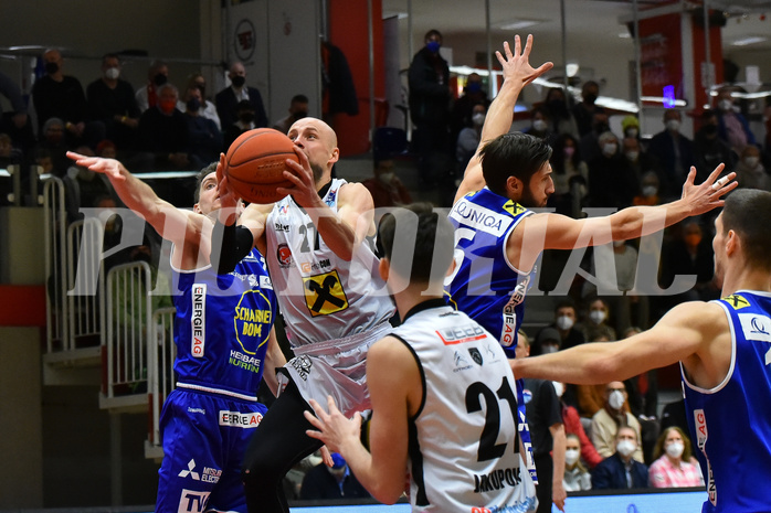 Basketball Superliga 2021/22, Grunddurchgang. 10.Runde Flyers Wels vs. Swans Gmunden