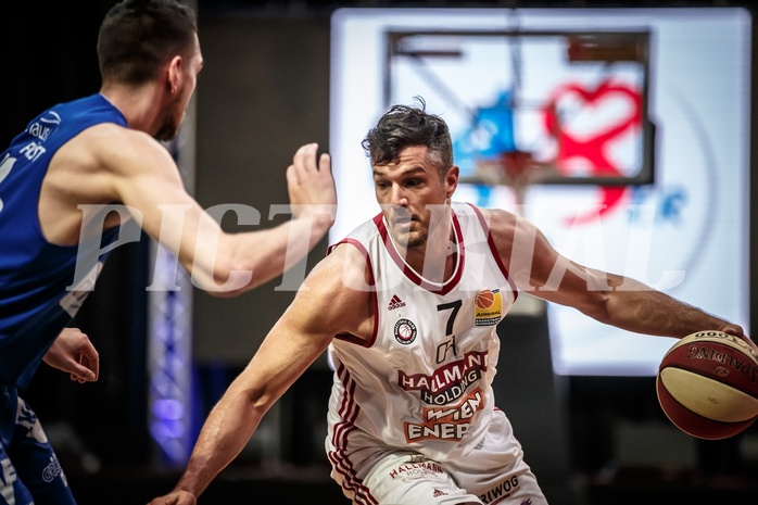 Basketball, ABL 2017/18, Grunddurchgang 36.Runde, BC Vienna, Oberwart Gunners, Stjepan Stazic (7)