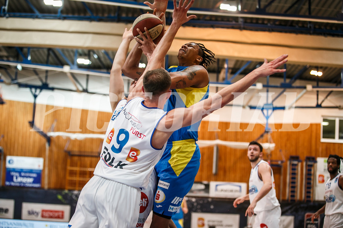 Basketball, bet-at-home Basketball Superliga 2020/21, Platzierungsrunde, 8. Runde, Oberwart Gunners, SKN St. Pölten, Chris Fergusson