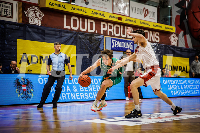 Basketball, win2day Basketball Superliga 2022/23, 1. Qualifikationsrunde, Traiskirchen Lions, Kapfenberg Bulls, Miro Zapf (7)