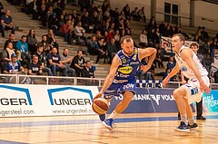 Basketball, ABL 2017/18, Grunddurchgang 13.Runde, Oberwart Gunners, Gmunden Swans, Enis Murati (4)