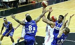 Basketball ABL 2016/17, Grunddurchgang 36.Runde BC Vienna vs. Oberwart Gunners


