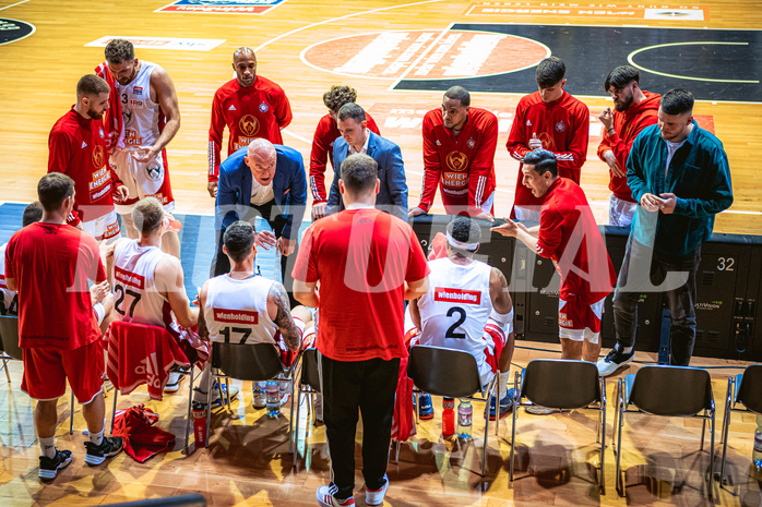Basketball Basketball Superliga 2021/22, Finale Spiel 3 BC Vienna vs. Gmunden Swans
