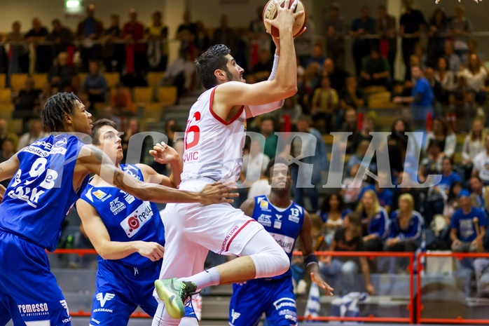 Basketball ABL 2015/16 Grunddurchgang 4.Runde Traiskirchen Lions vs Oberwart Gunners